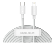Baseus Kabel Simple Wisdom Lightning / USB-C 20W 1.5 m 2 szt. biały - 1502055 - zdjęcie 3